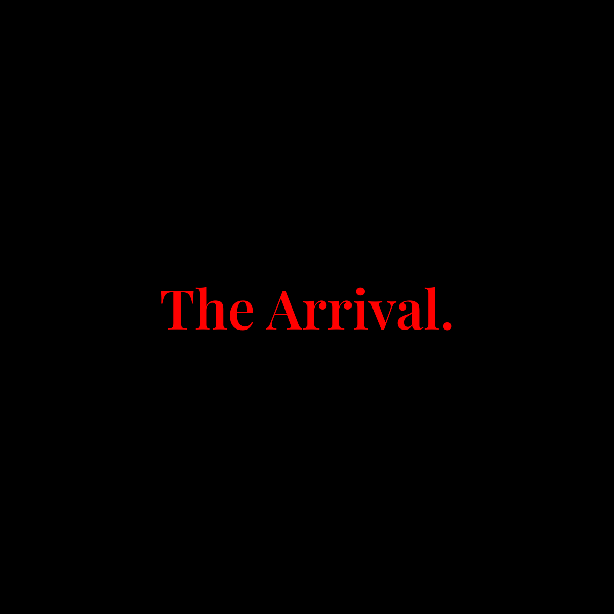 The Arrival - Ebook